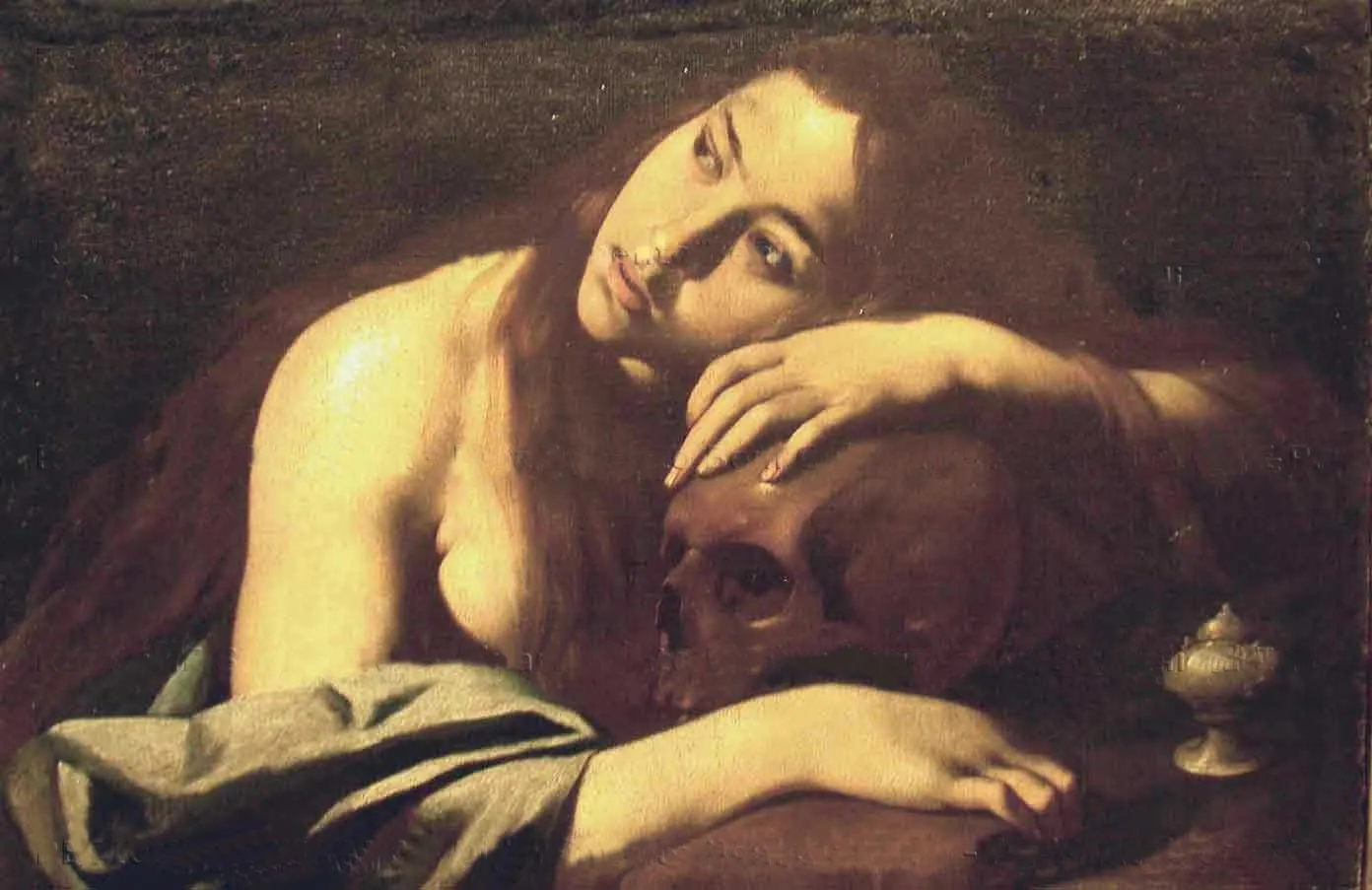 painting of a pretty girl